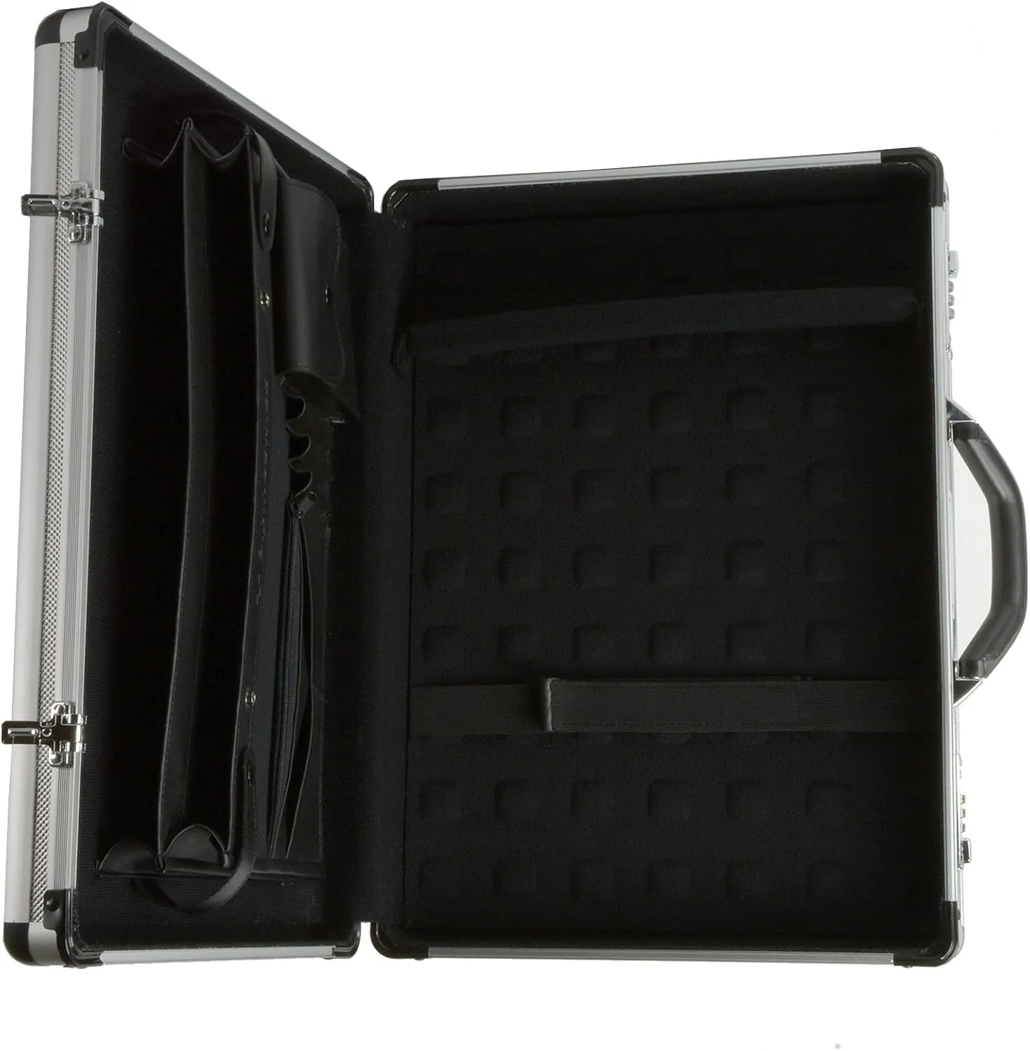 Alpine Swiss Executive Aluminum Briefcase Padded Laptop Briefcase For Men Hard Shell Attache Case Combo Lock Business Case