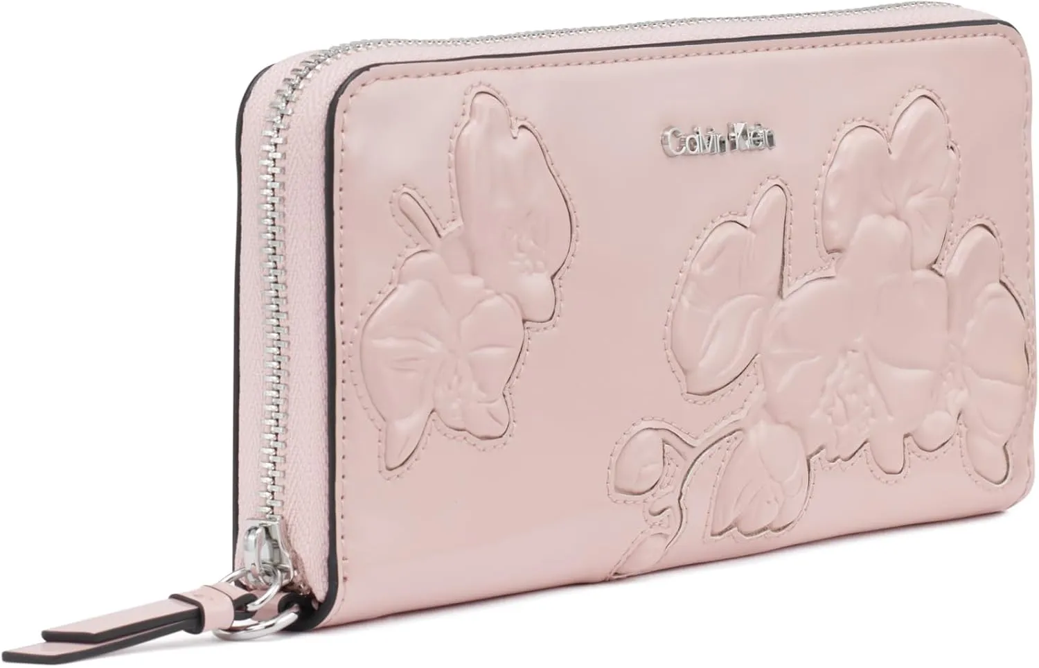 Calvin Klein Key Item Saffiano Continental Zip Around Wallet with Wristlet Strap