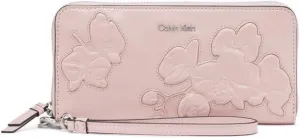 Calvin Klein Key Item Saffiano Continental Zip Around Wallet with Wristlet Strap