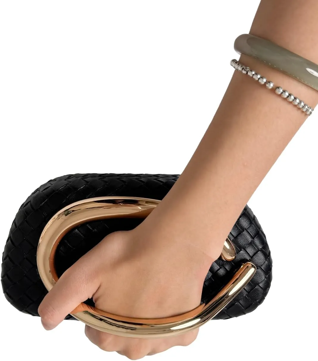 Clutch Purse Women Evening Bag Unique Trendy Purse 2025 Vegan Leather Handbag Acrylic Clutch Box with Chain
