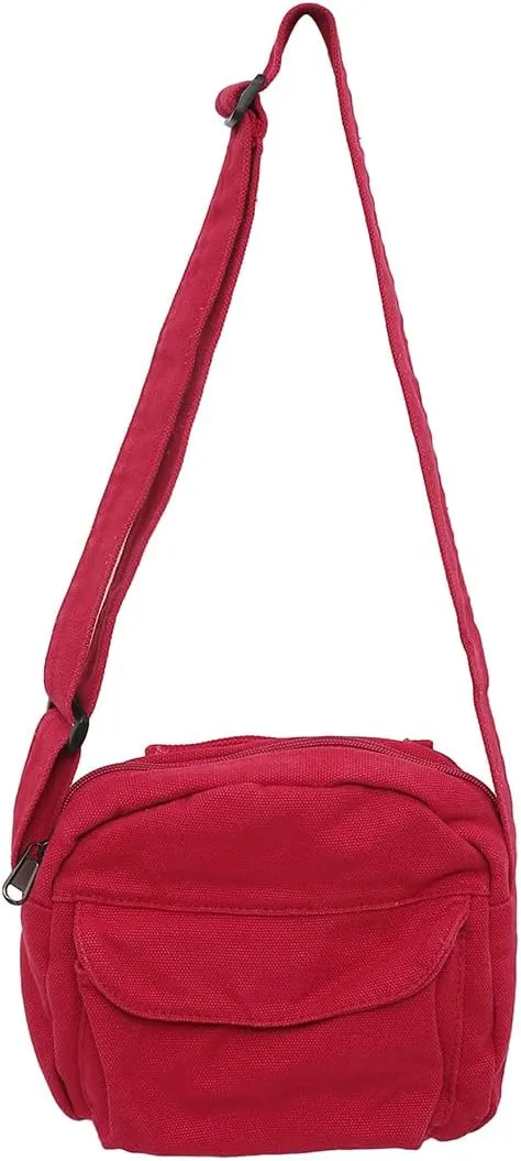Collsants Small Crossbody Bag Cute Purse Mini Canvas Crossbody Purse Phone bag