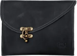 Hide & Drink, Petit Clutch Bag, Vintage Handbag, Evening Bag, Travel Accessory, Full Grain Leather, Handmade
