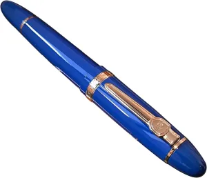 JH159 Rollerball and Ballpoint Pens (Blue Gold Clip)