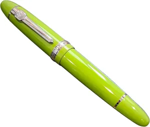 JH159 Rollerball and Ballpoint Pens (Green Silver Clip)