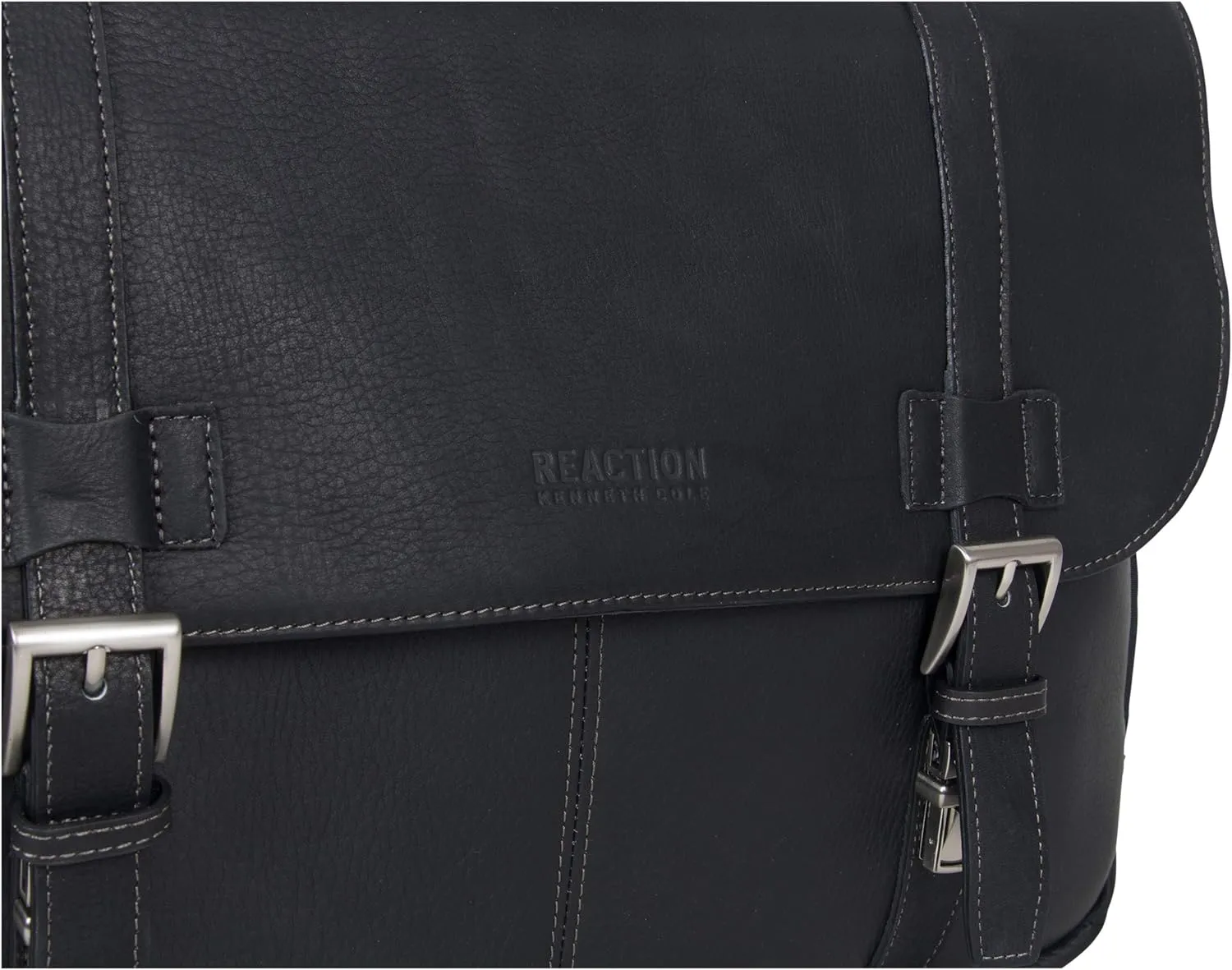 Kenneth Cole REACTION Show Business 16" Colombian Leather Business Laptop Portfolio Messenger Bag