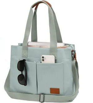 Laptop Tote Bag for Women - 15.6 Laptop Compartment & Pockets, Stands Upright, Convertible Handbag/Shoulder/Crossbody Bag