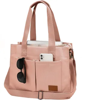 Laptop Tote Bag for Women - 15.6 Laptop Compartment & Pockets, Stands Upright, Convertible Handbag/Shoulder/Crossbody Bag