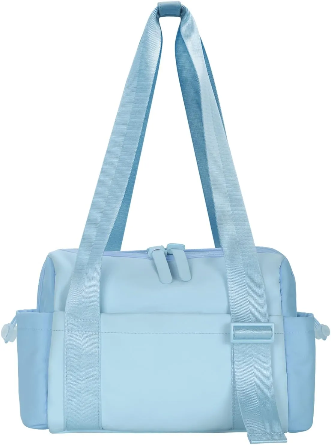 Medium Gym Bag For Women, Mini Gym Bag, Gym Tote Bag, Waterproof Travel Duffel Bag With Wet Compartment, Cute Sports Bag Suitable For Traveling On Weekends (Blue)