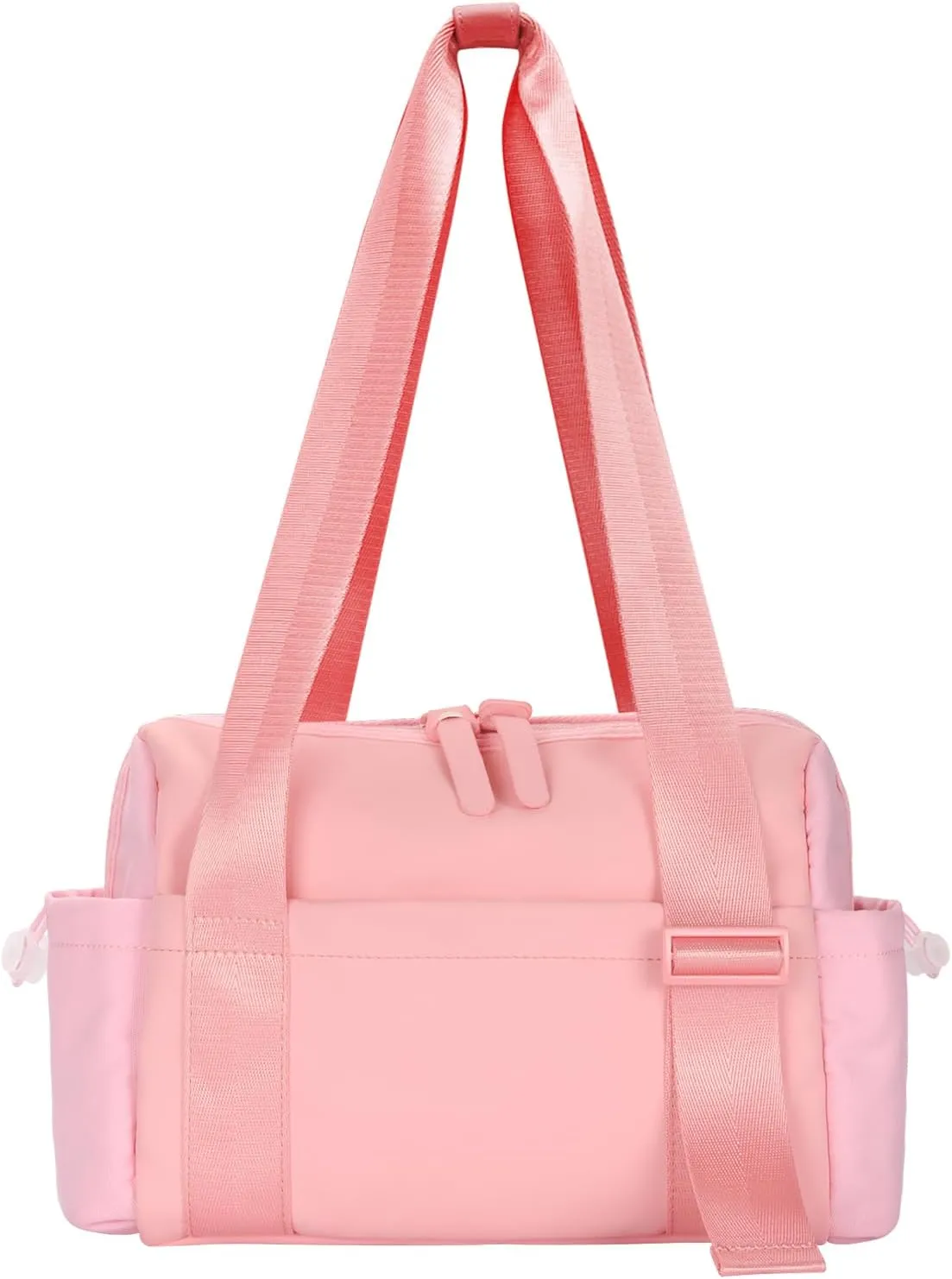 Medium Gym Bag For Women, Mini Gym Bag, Gym Tote Bag, Waterproof Travel Duffel Bag With Wet Compartment, Cute Sports Bag Suitable For Traveling On Weekends (Pink)