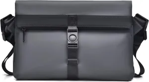 Messenger Bag, Adjustable Height Anti-theft Leather Crossbody Bag, Lightweight Briefcase, Shoulder Bag for Men or Women