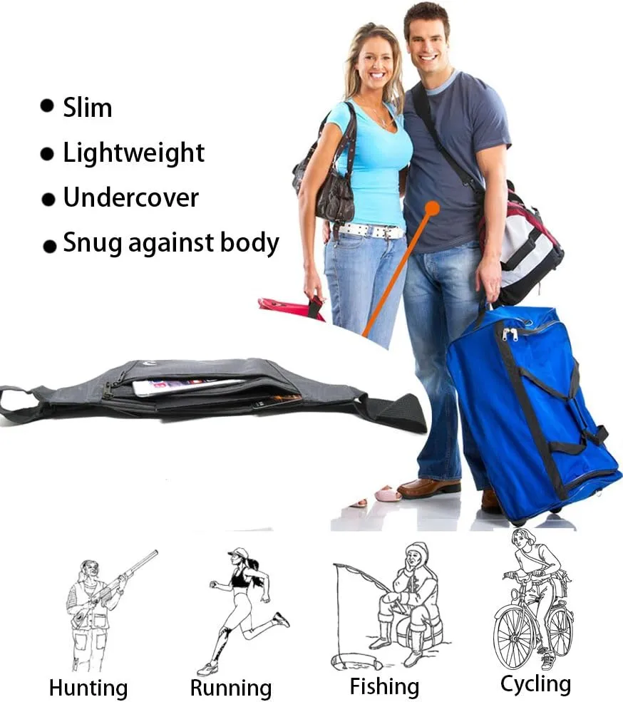 Naoki Outdoor Sports Running & Jogging & Travel Waterproof Utralthin Waist Pack/Bag Runner Belt