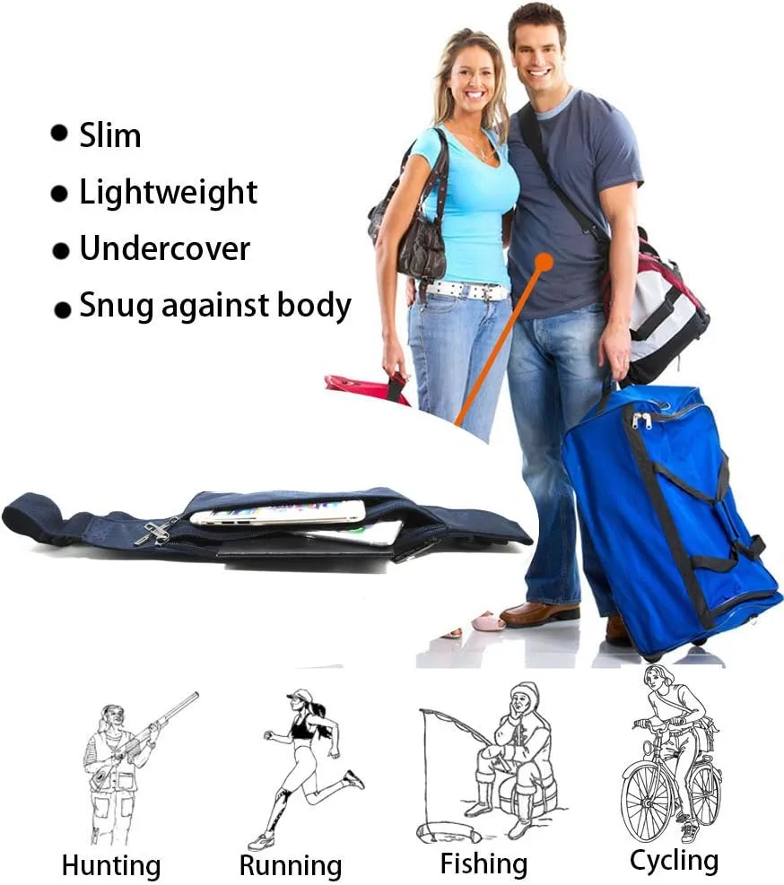 Naoki Outdoor Sports Running & Jogging & Travel Waterproof Utralthin Waist Pack/Bag Runner Belt