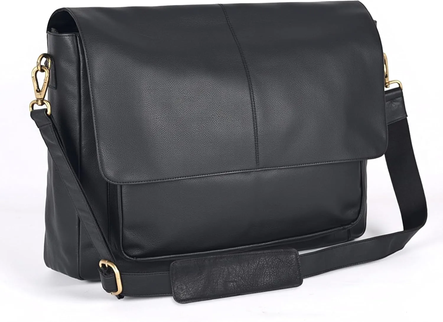 Oak Leathers Leather Messenger Bag for Men and Women - Laptop Briefcase Bag For College, Office, Adjustable Shoulder Strap