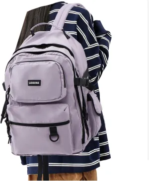 School Backpack for Women Men, Lagre student Backpack high school bookbags Backpacks, Multiple layers Lightweight Commuter Casual Daypacks Bag College student Backpacks for boy girl Women MenPurple