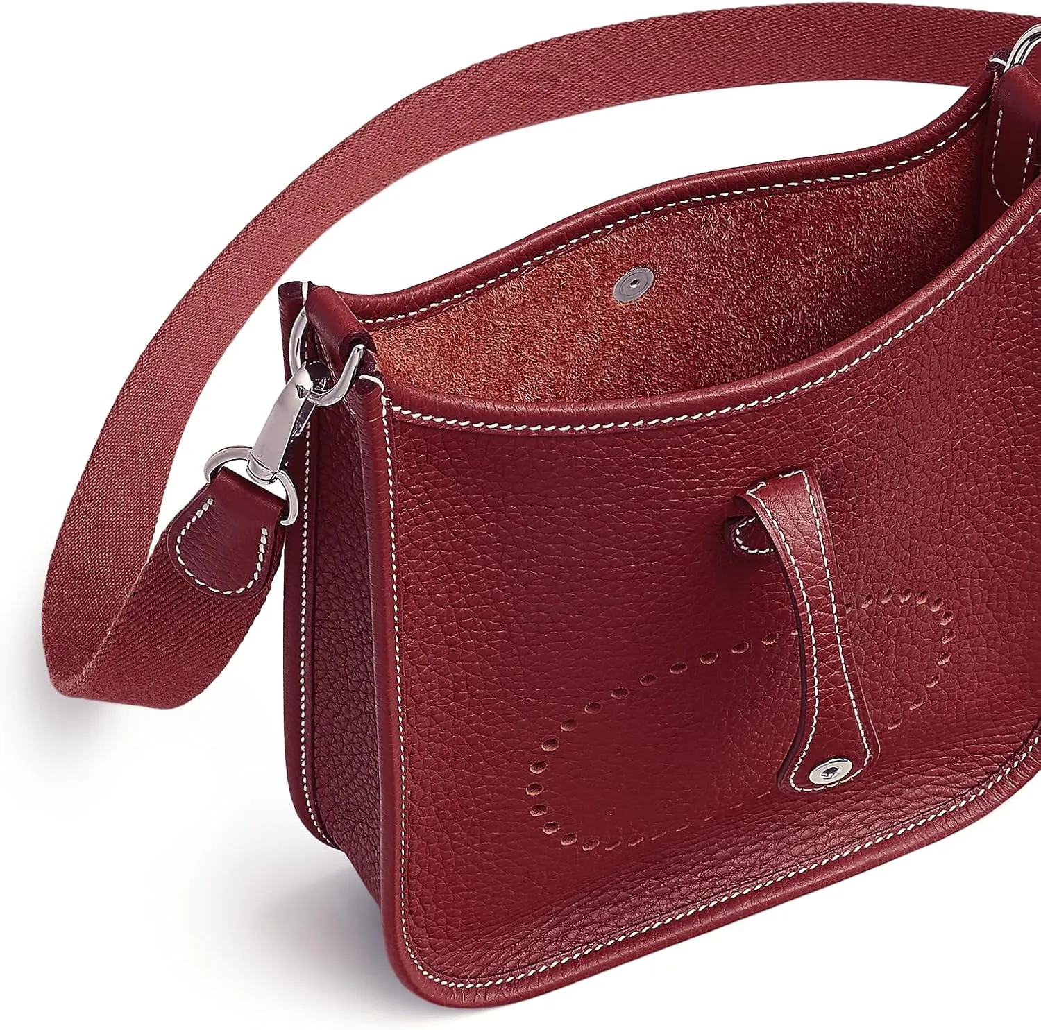 Small Crossbody Bags for Women Leather Crossbody Purses Retro All-Match Phone Wallets with Adjustment Strap for Travel