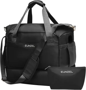 Small Gym Bag for Women, Travel Duffel Bag with Wet Pocket & Shoes Compartment Weekender Bag Tote Bag for Travel Workout