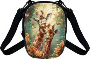 Suobstales Women Messenger Bag Mini Cross-Body Cell Phone Purse Shoulder Strap Wallet Pouch Bag Girls Crossbody Bag