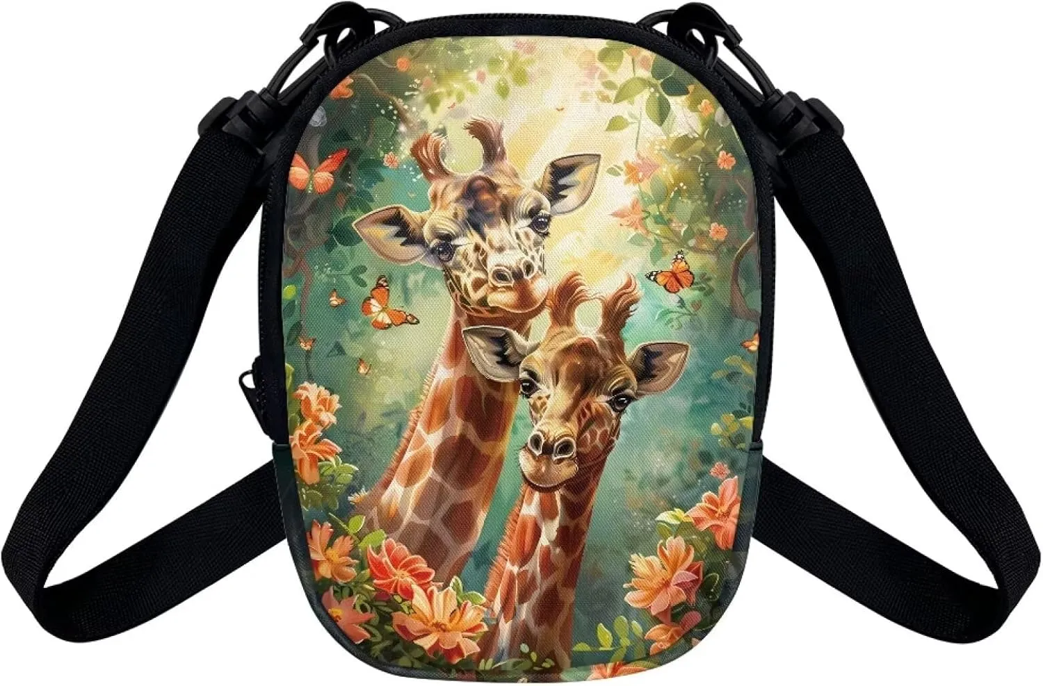 Suobstales Women Messenger Bag Mini Cross-Body Cell Phone Purse Shoulder Strap Wallet Pouch Bag Girls Crossbody Bag