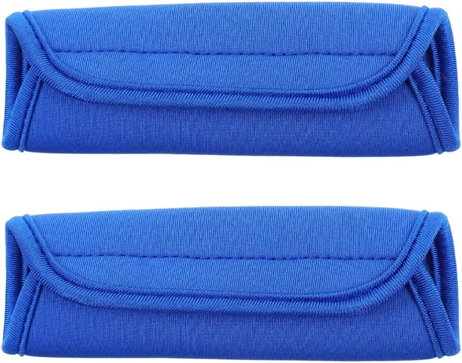 SUPVOX 2pcs Luggage Handle Wraps Neoprene Handle Grips for Suitcases Travel Bag Handle Covers for Comfortable Protective Sleeves Travel Accessories for Strollers and Luggage