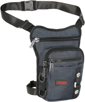 Thigh Pack, Larswon Leg Bag Thigh Pouch Bag Tactical Waist Bag Motorcycle Bag Waterproof