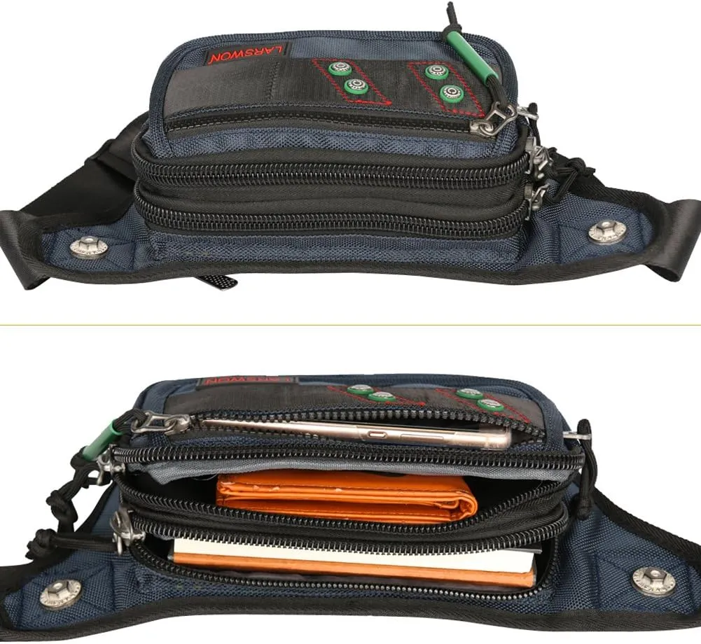 Thigh Pack, Larswon Leg Bag Thigh Pouch Bag Tactical Waist Bag Motorcycle Bag Waterproof