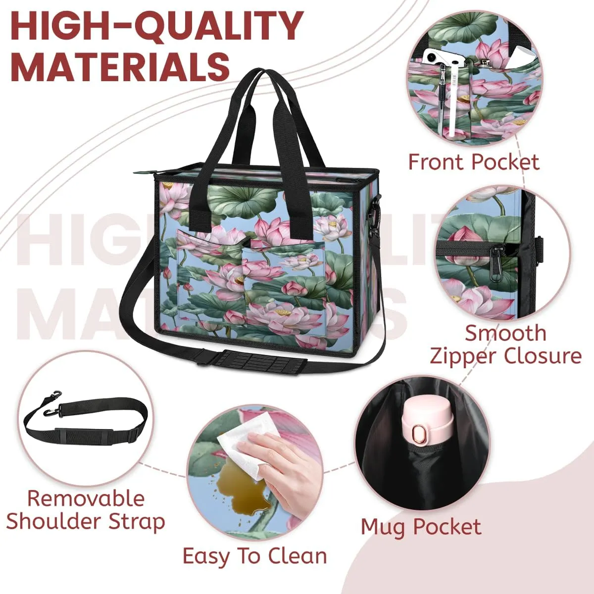 Tote Satchel Bag Set 3PCS for Women, Tote Briefcase Shoulder Handbag Purse Satchels