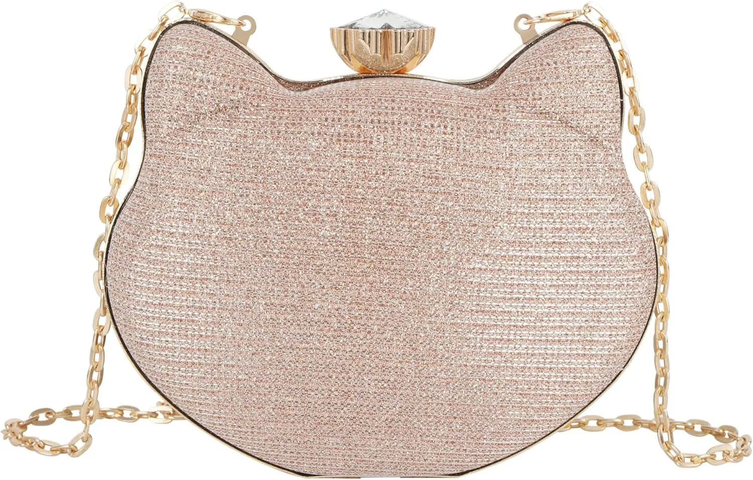 Women Evening Bag Acrylic Clutch Purse Shell Shape Shoulder Cross-body Bag Chain Box Bag